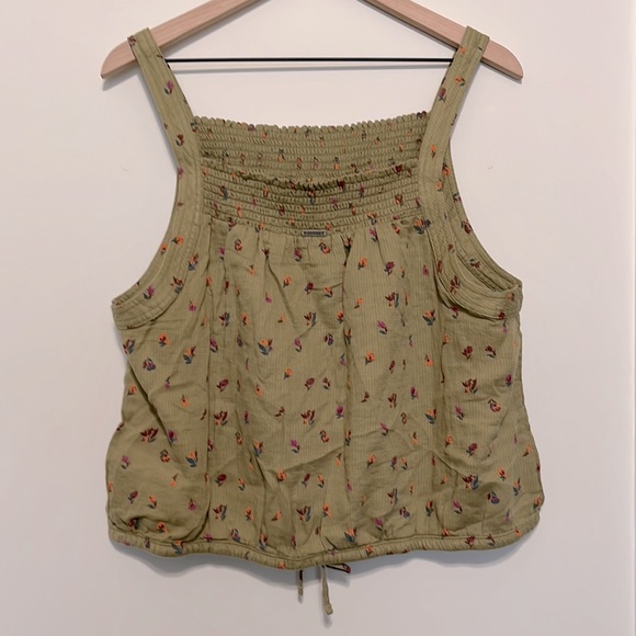 Prana Sweet Grass Meadow Little Palm Organic Cotton Cami Size XL - Picture 5 of 10